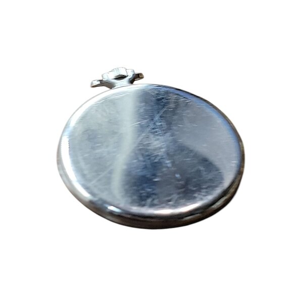 Vintage Zaria Soviet Russian USSR Military Pocket watch 21 jewels Silver Tone - Picture 4 of 8